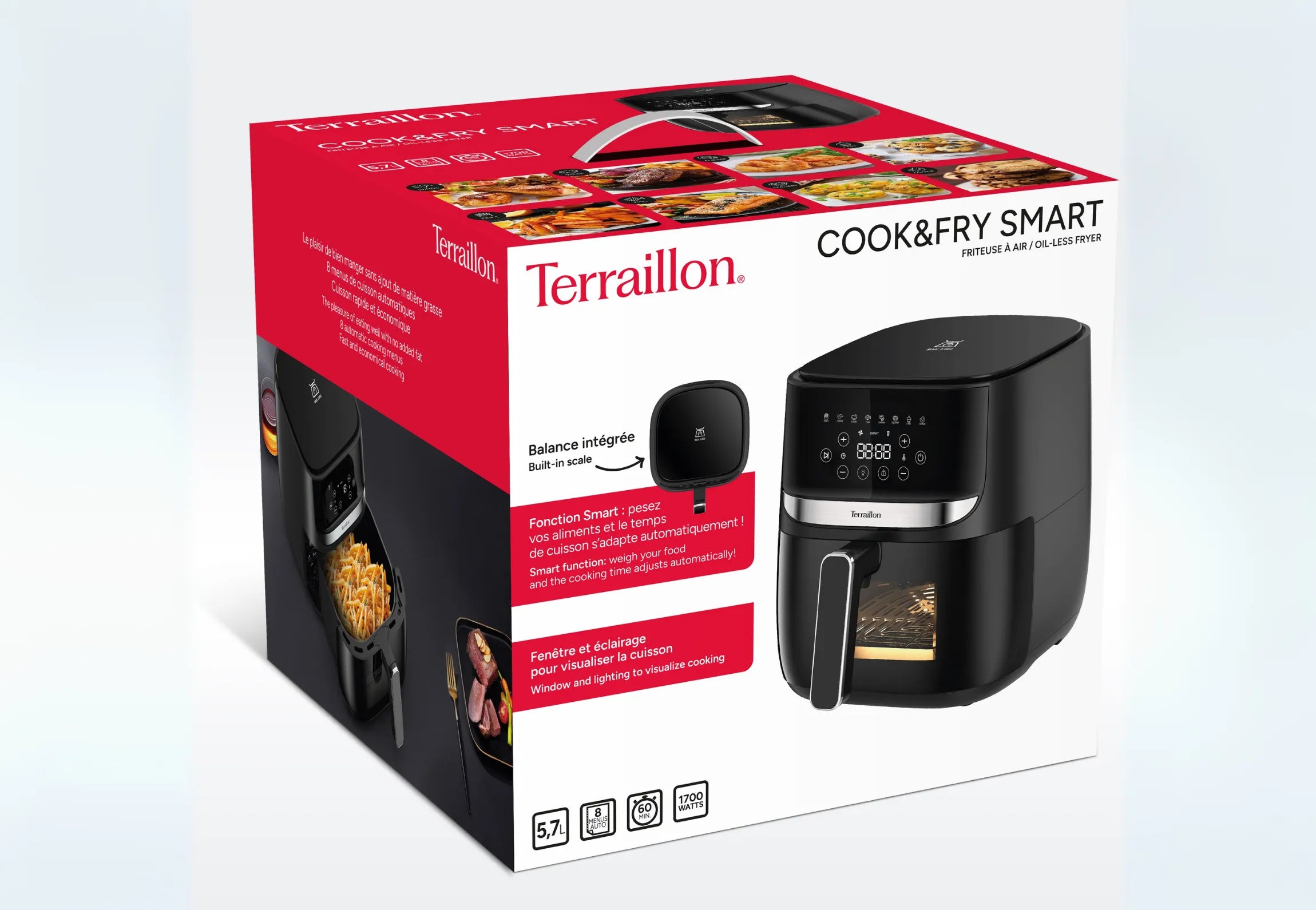 COOK & FRY SMART – Ölfreie Fritteuse mit integrierter Waage