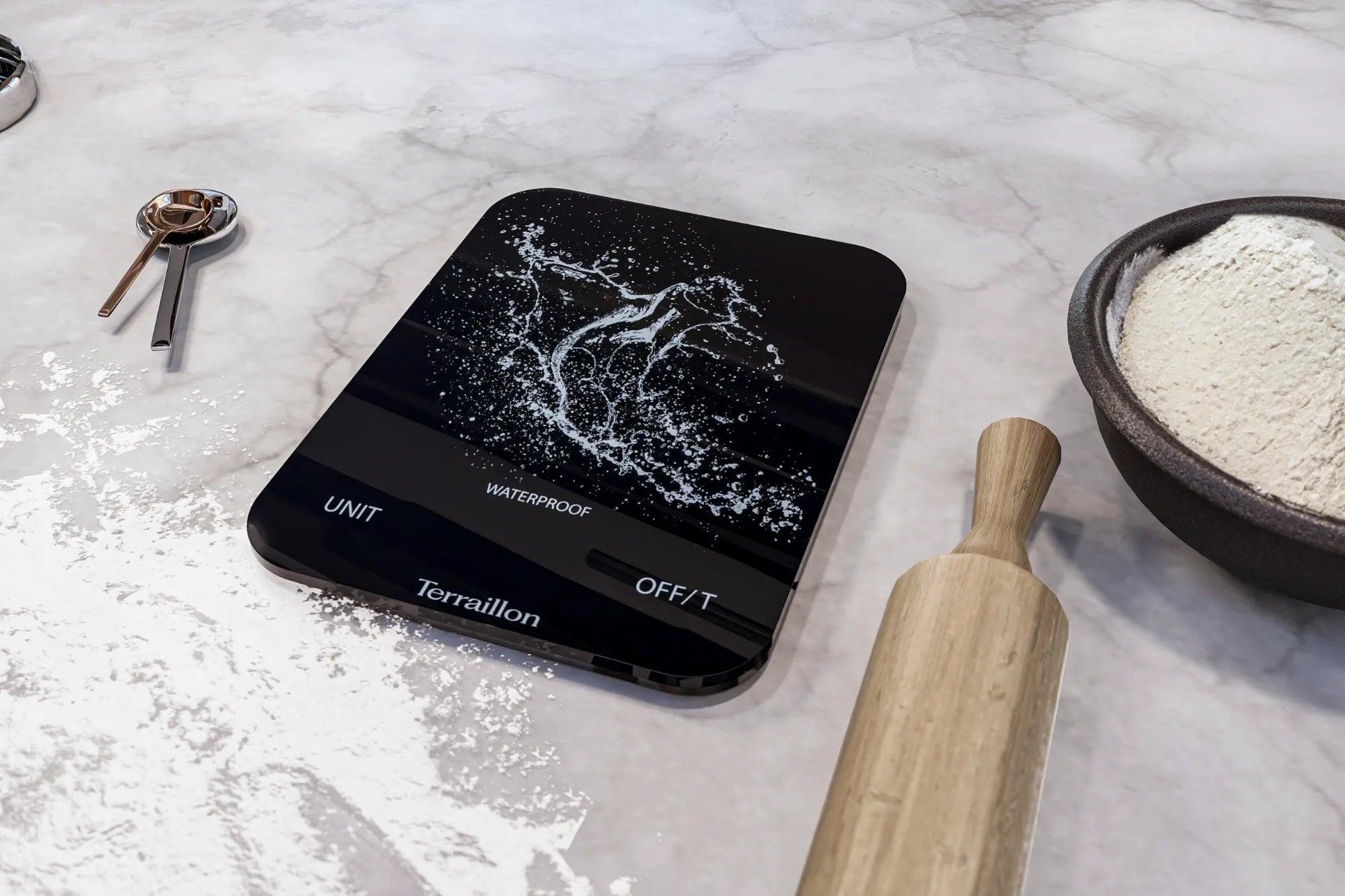 Aqua Resist balance de cuisine farine recette preparation culinaire