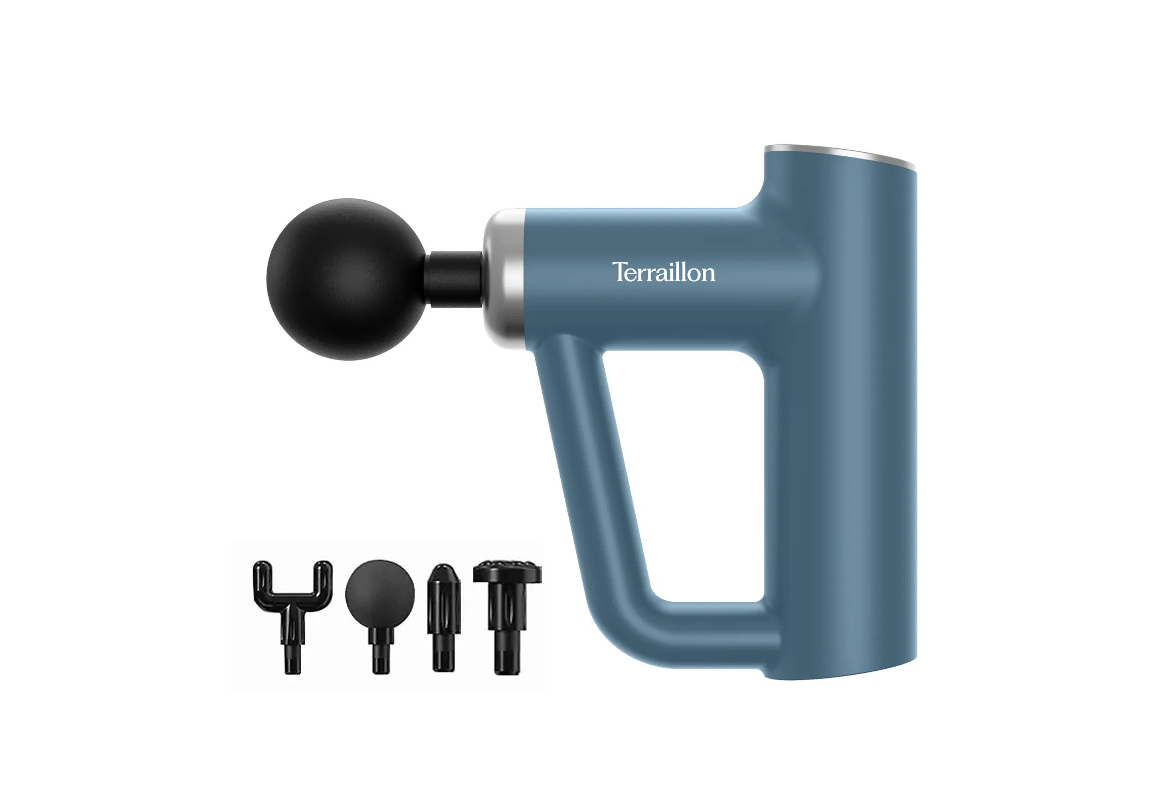 FITNESS MASSAGER Bleu - Pistolet de massage multizones