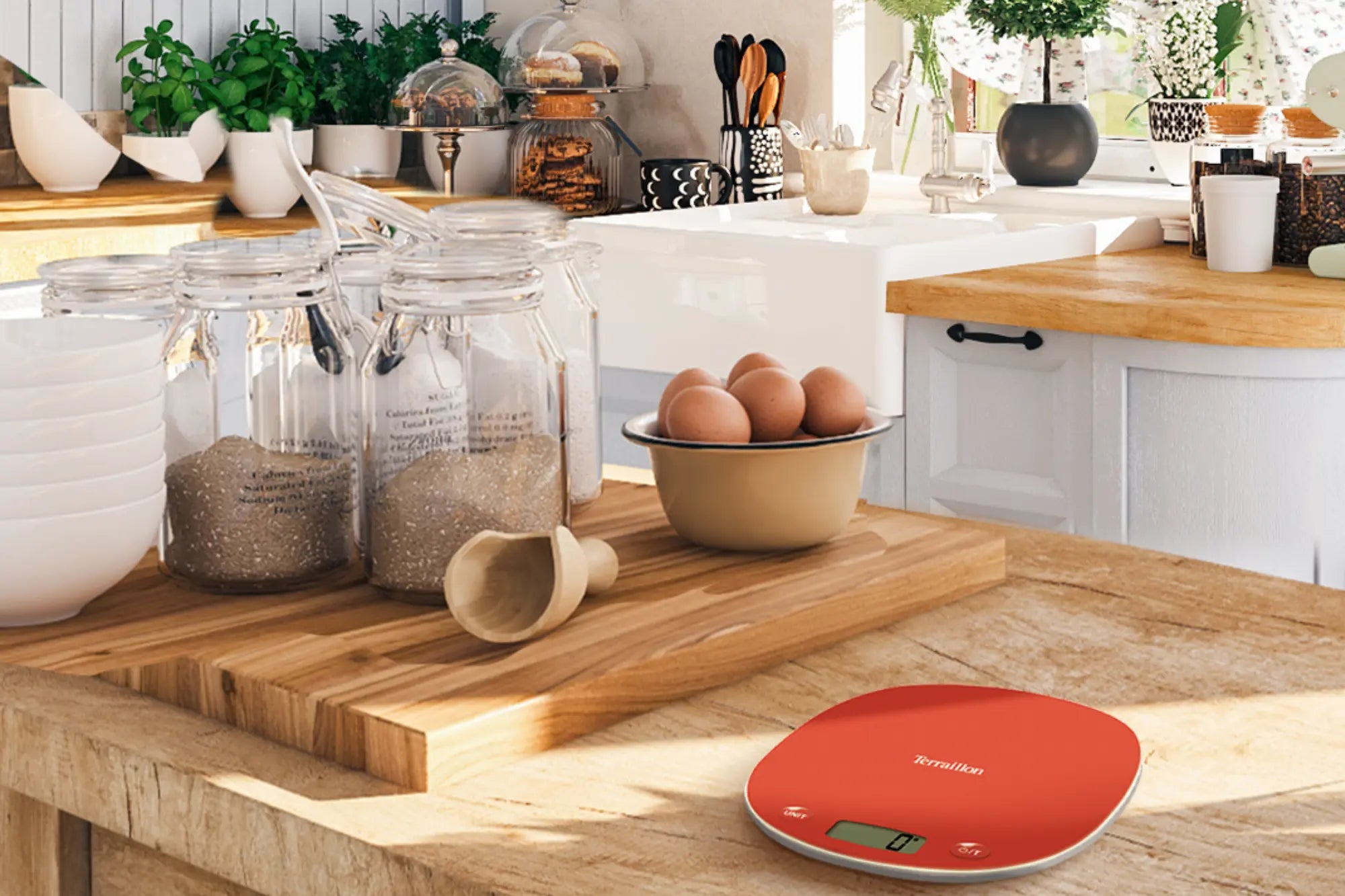 MACARON + RECYCLE COQUELICOT - Balance de cuisine électronique