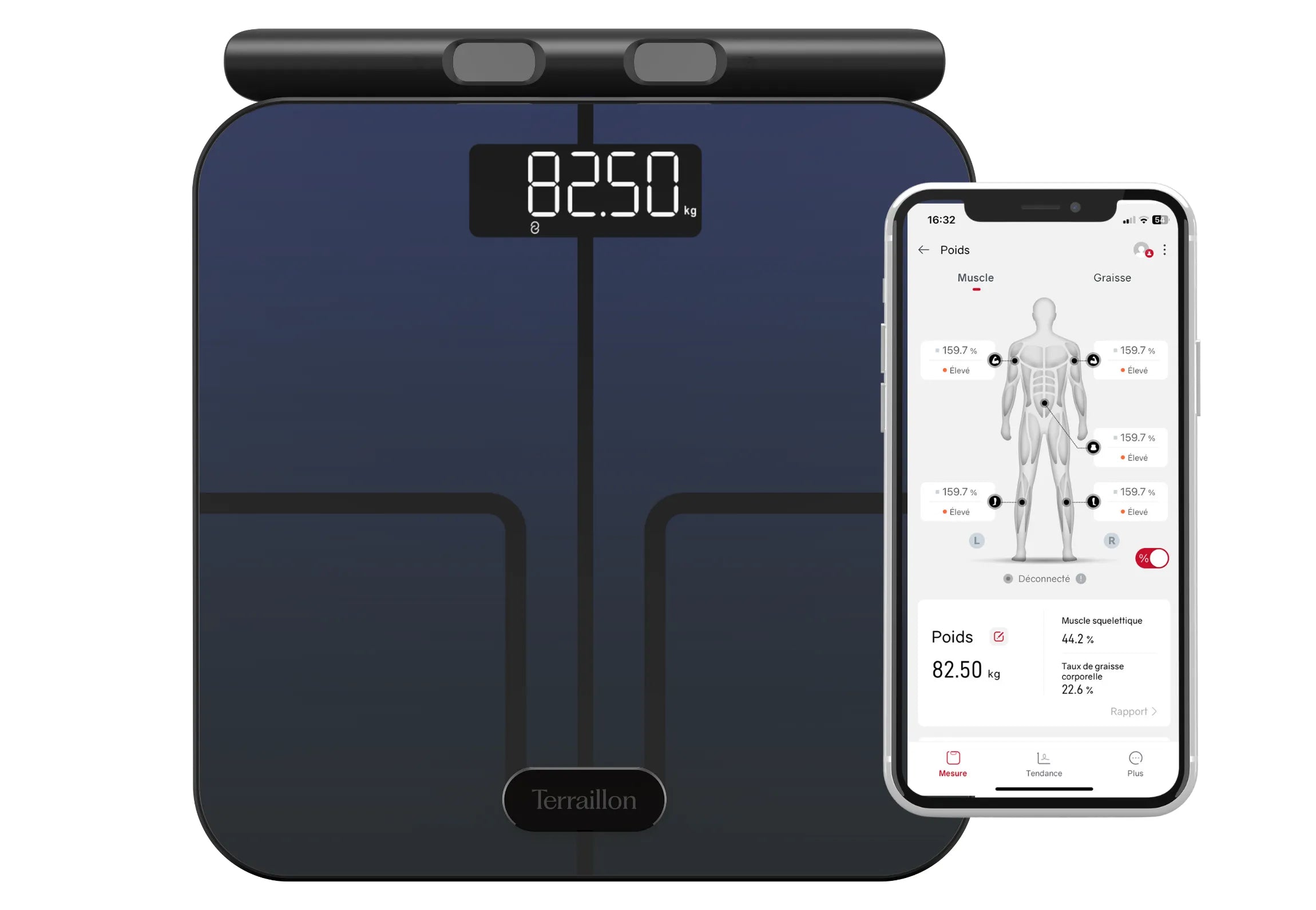 MASTER COACH EXPERT - Pèse-personne 8 électrodes connecté WIFI