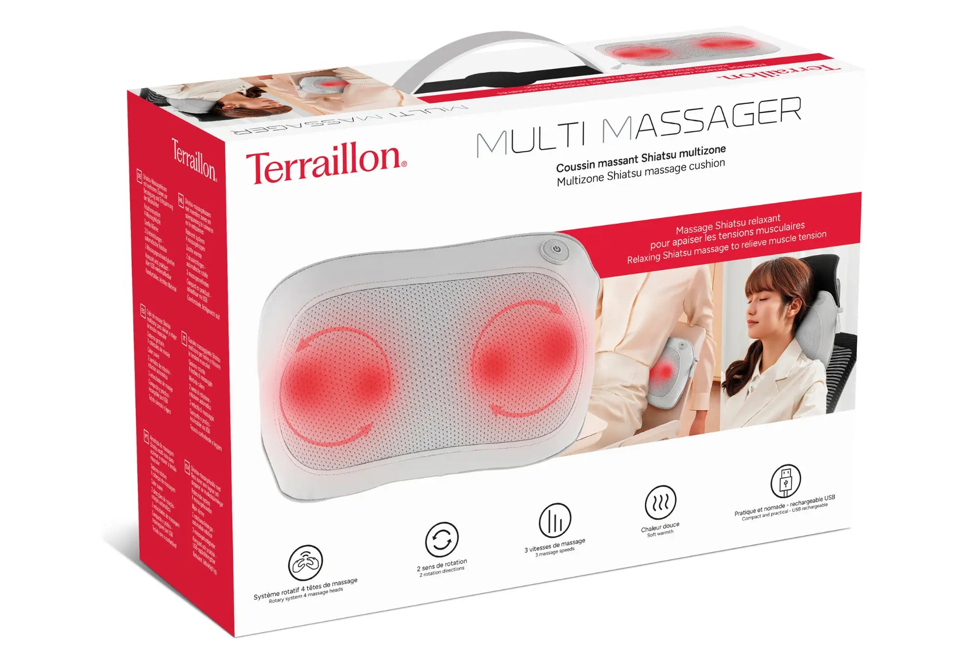 MULTI MASSAGER - Coussin de massage shiatsu