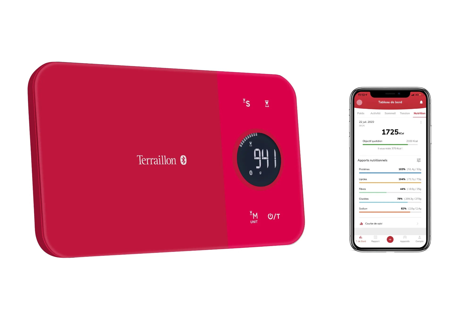 NUTRITAB- Balance nutritionnelle connectée