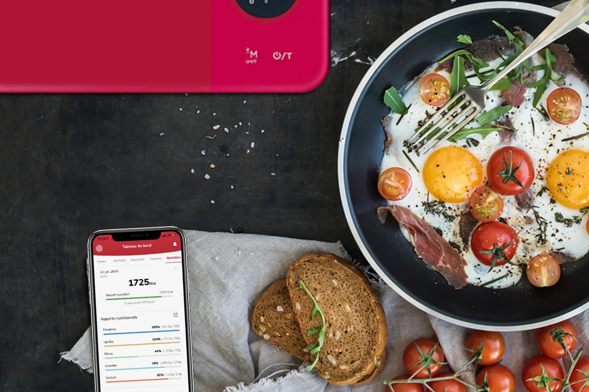 NUTRITAB- Balance nutritionnelle connectée