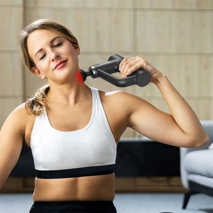 FITNESS MASSAGER Noir - Pistolet de massage multizones