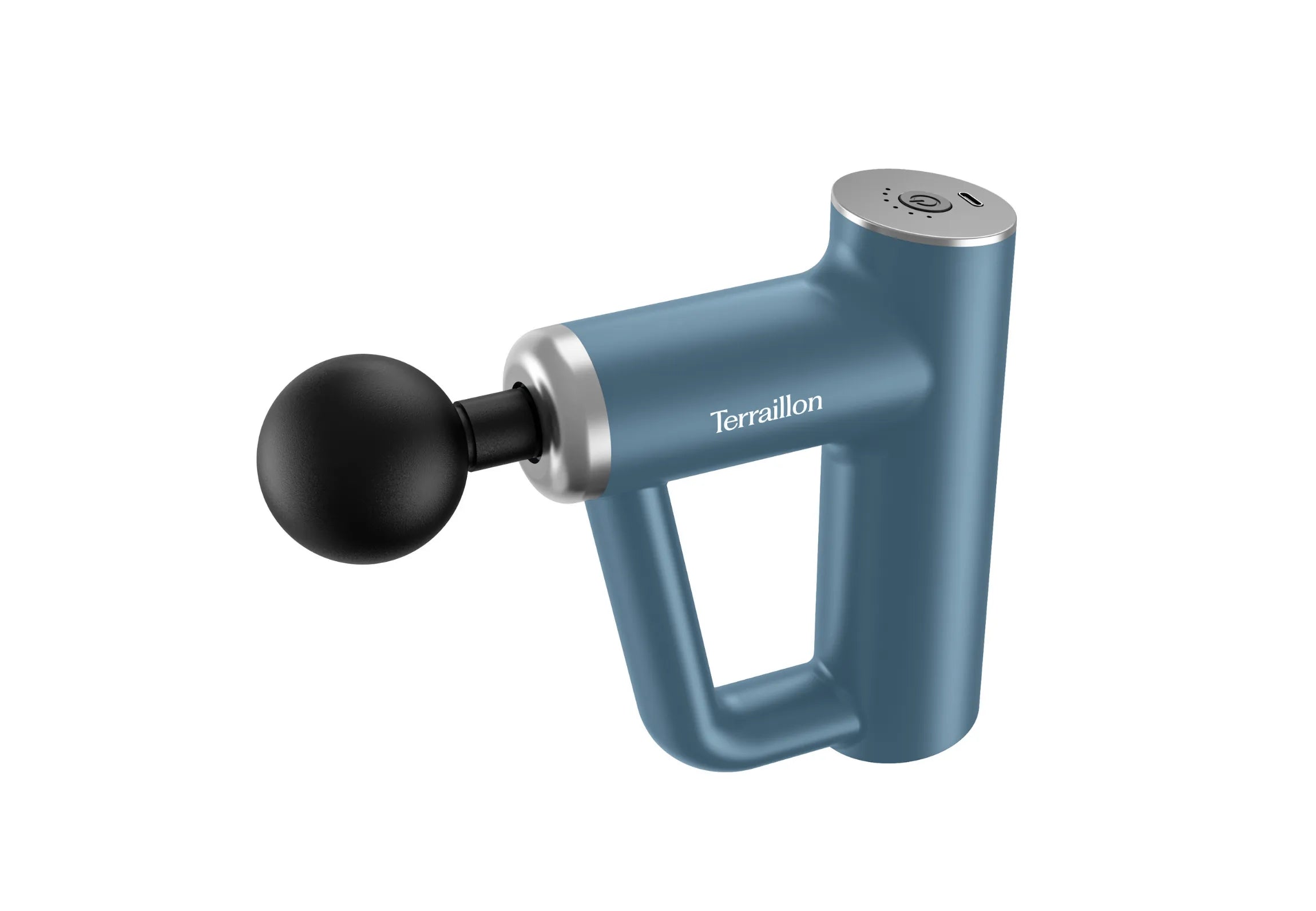 Pistolet de massage FITNESS MASSAGER Bleu multizones pour relaxation