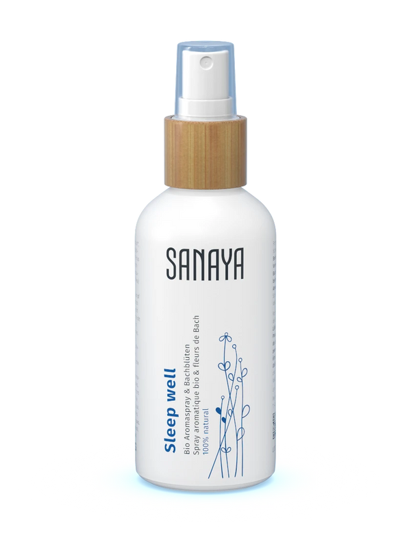 Spray aromatique bio SANAYA Sleep well 100 ml, vue de face