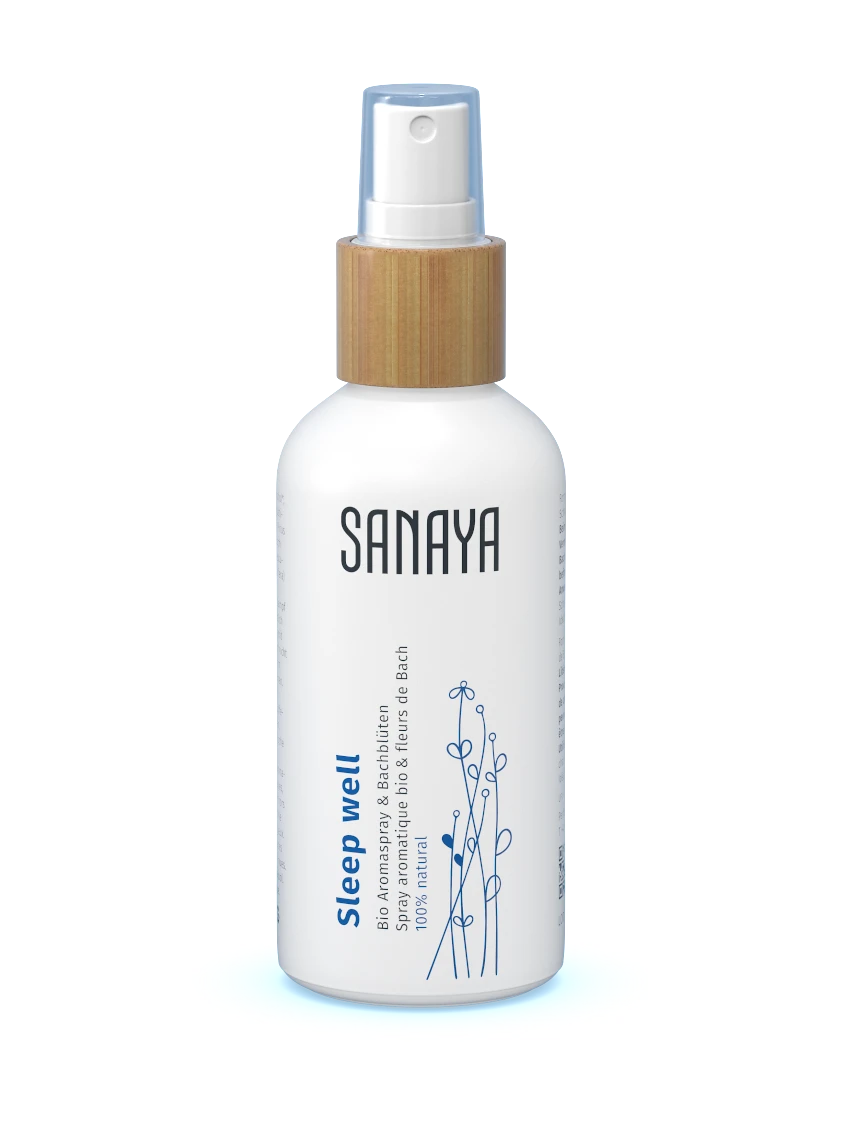 Spray aromatique bio SANAYA Sleep well 100 ml, vue de face