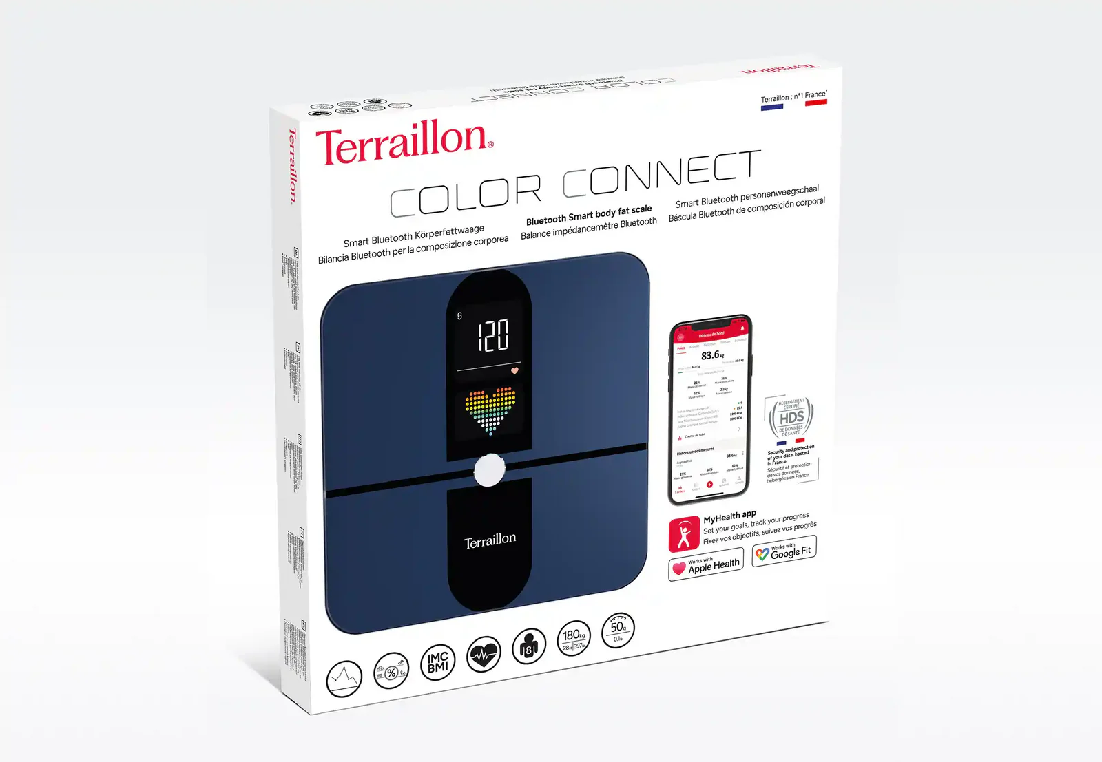 COLOR CONNECT – Waage mit Bluetooth-Verbindung