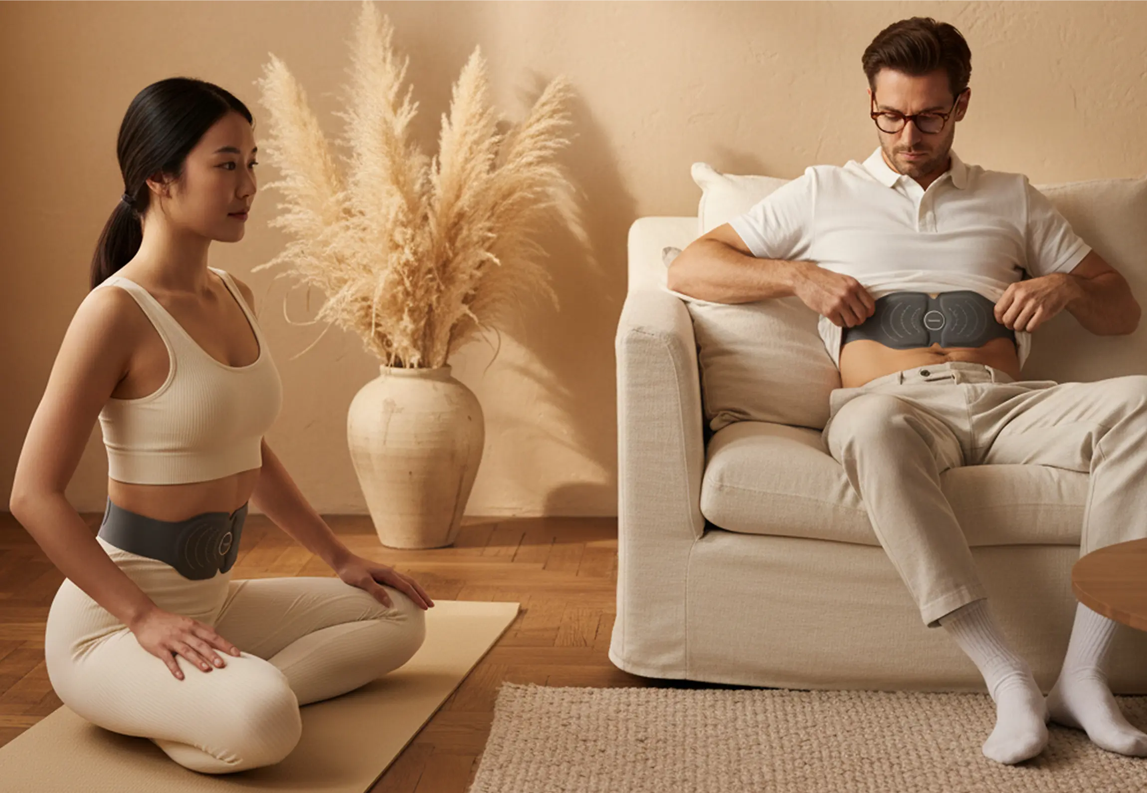 SLIM CARE – Straffender Wärme- und Stimulationsgürtel für Bauch und unteren Rücken