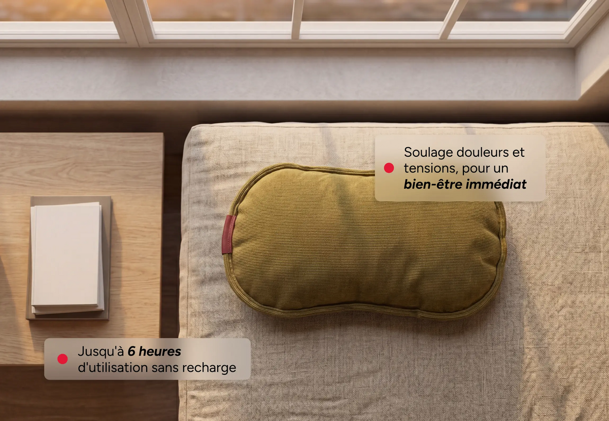 Bouillotte électrique VELVET FLOW - Chaleur douce et modulable