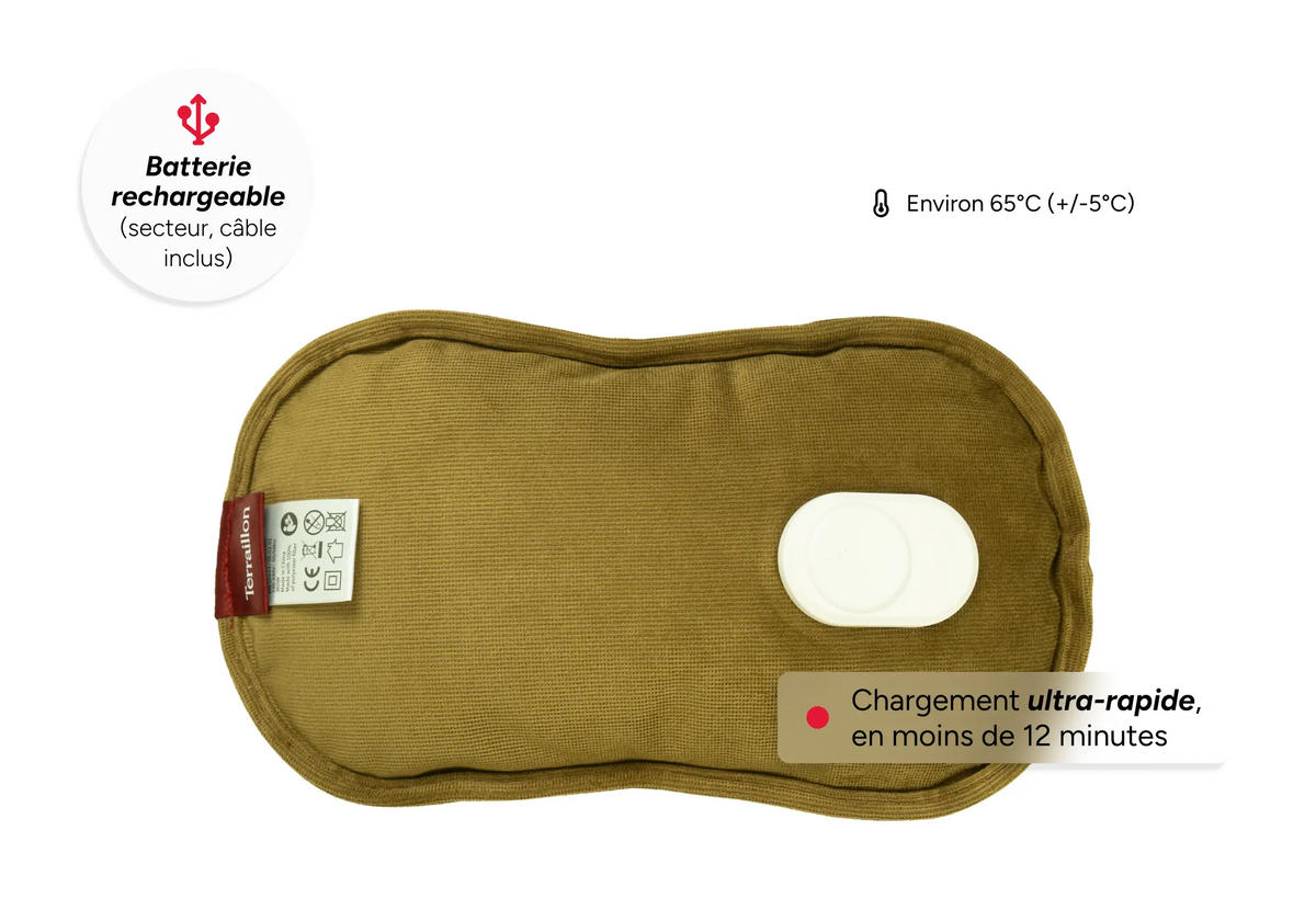 Bouillotte électrique VELVET FLOW - Chaleur douce et modulable