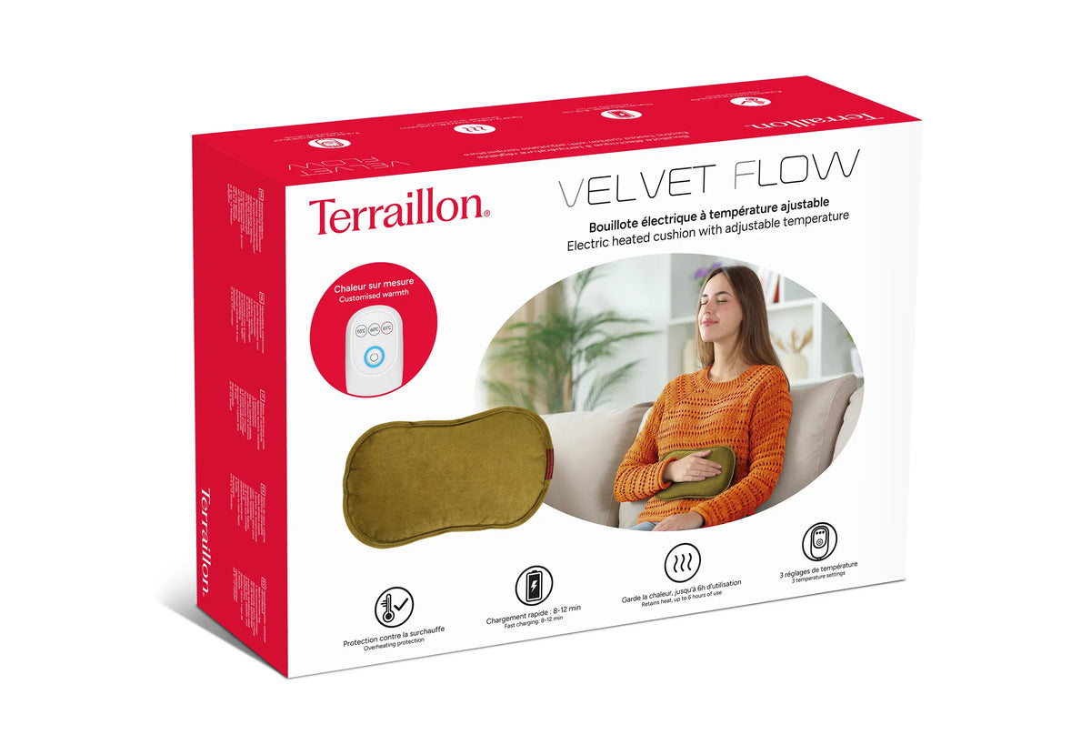 Bouillotte électrique VELVET FLOW - Chaleur douce et modulable