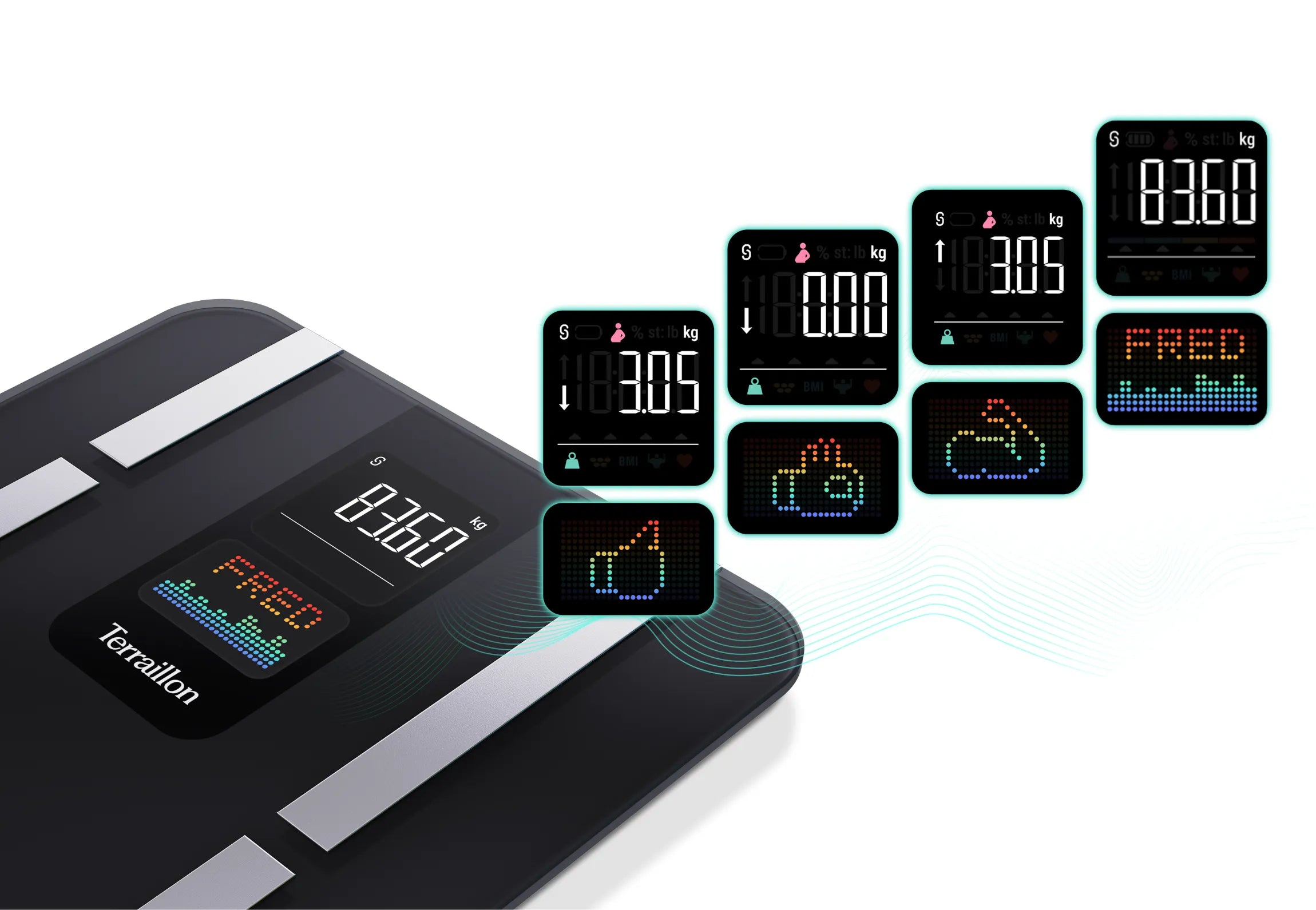 BODY COLOR CONNECT – Bluetooth-verbundene Waage