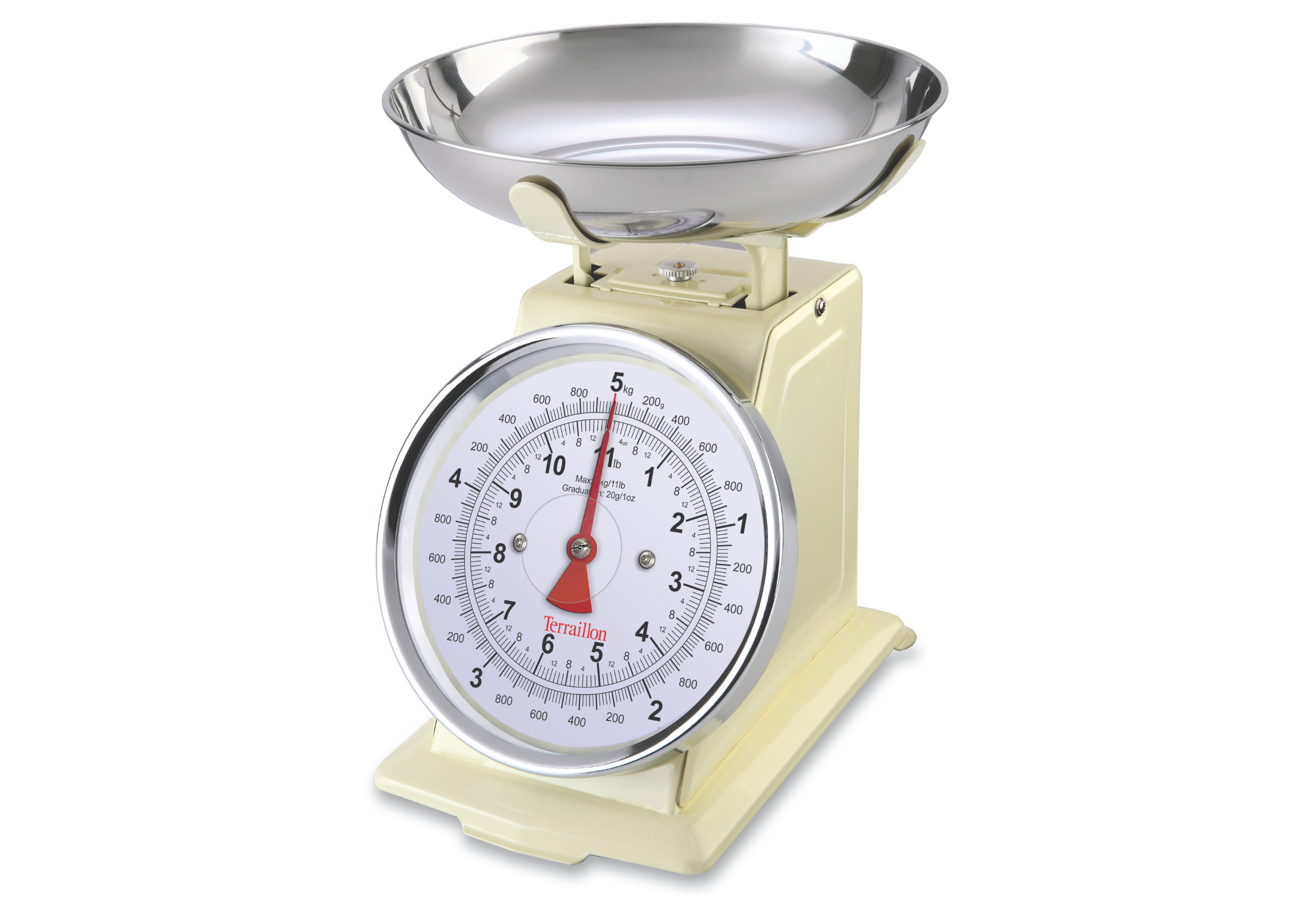 Balance de cuisine mécanique Trad 500 crème vintage 