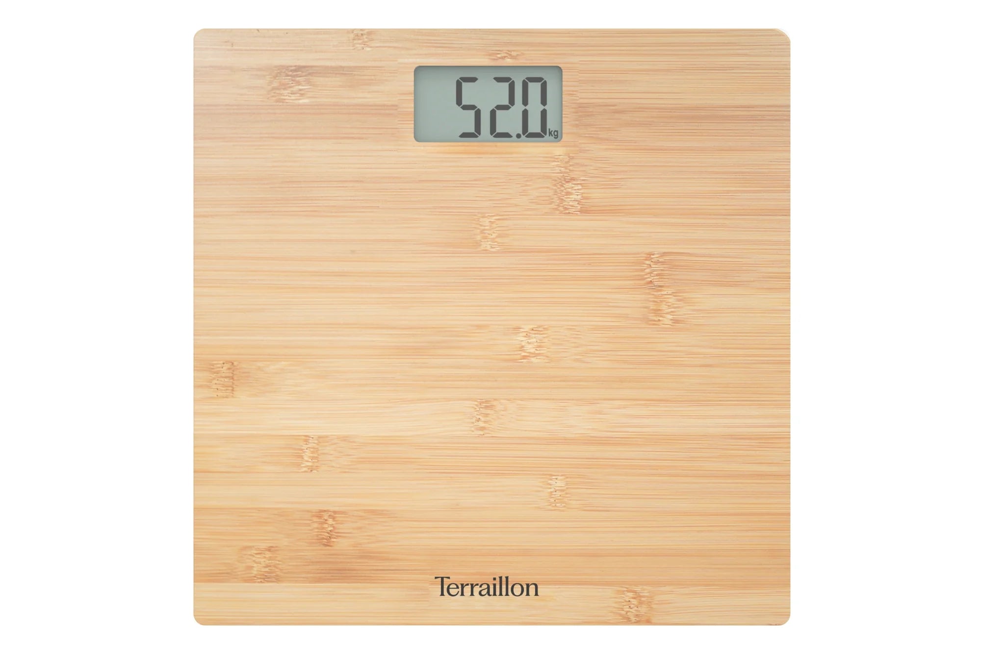 Bamboo pèse personne plateau naturel