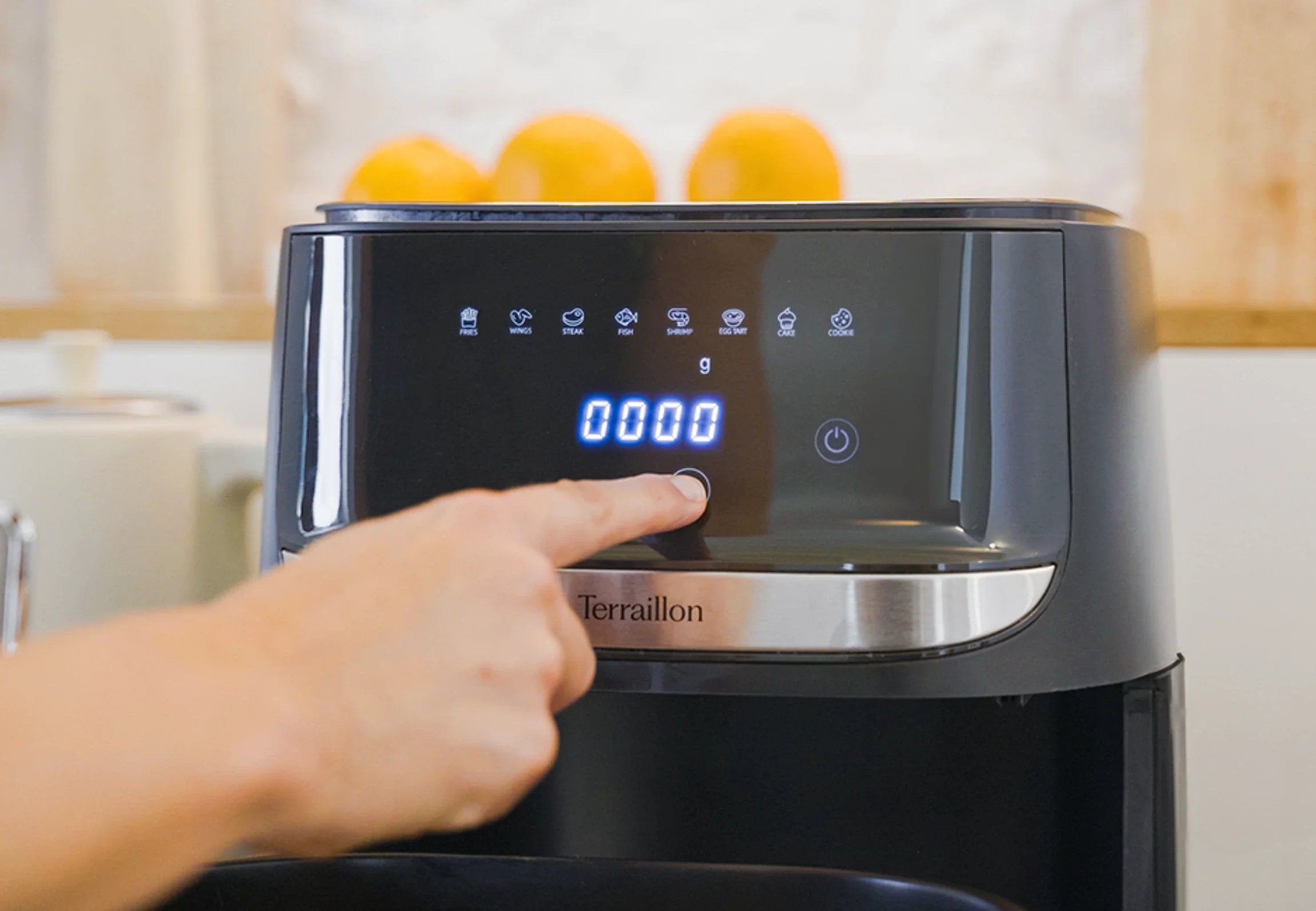 COOK & FRY SMART - Friteuse sans huile balance intégrée