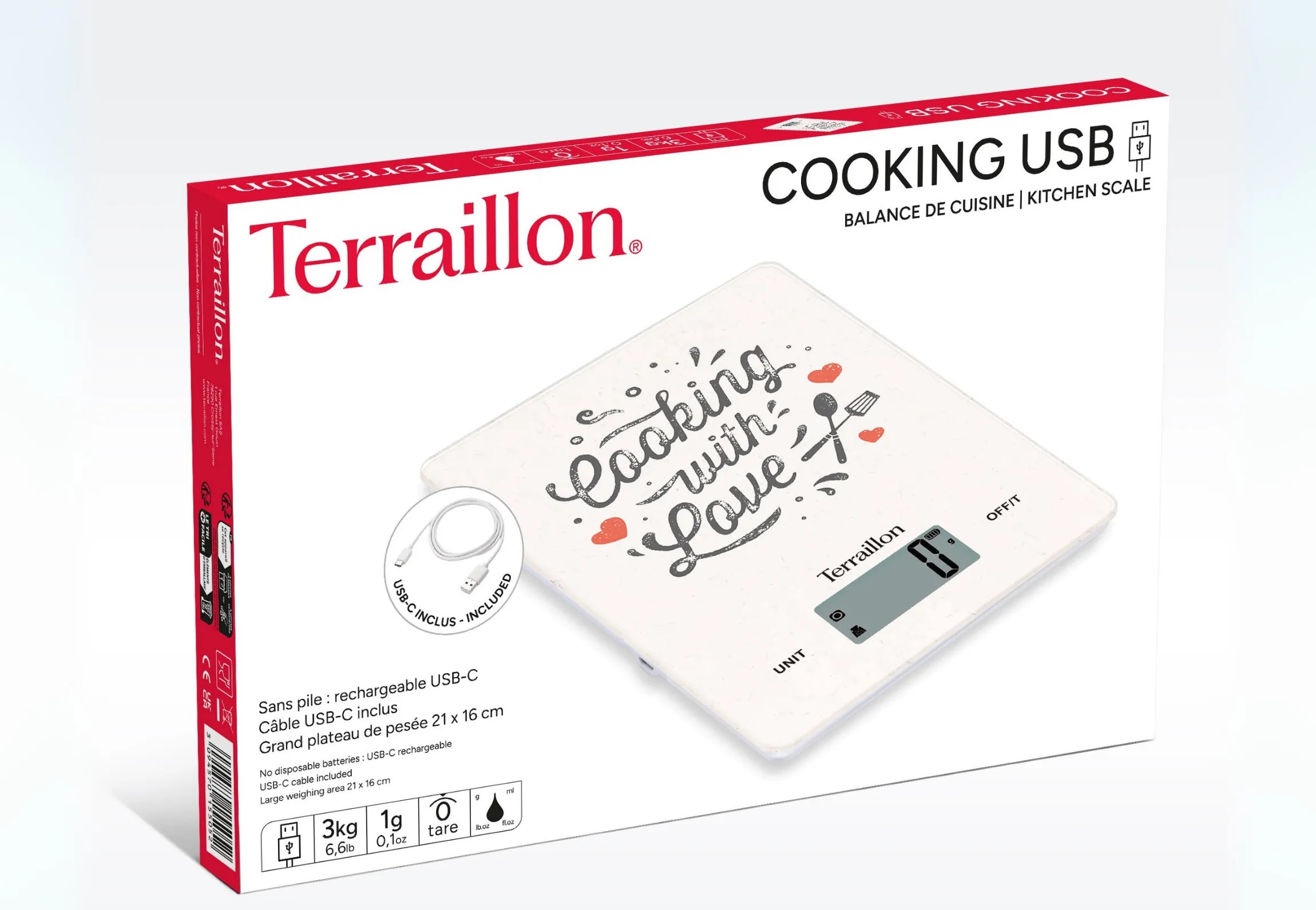 Cooking USB - Batterielose Küchenwaage
