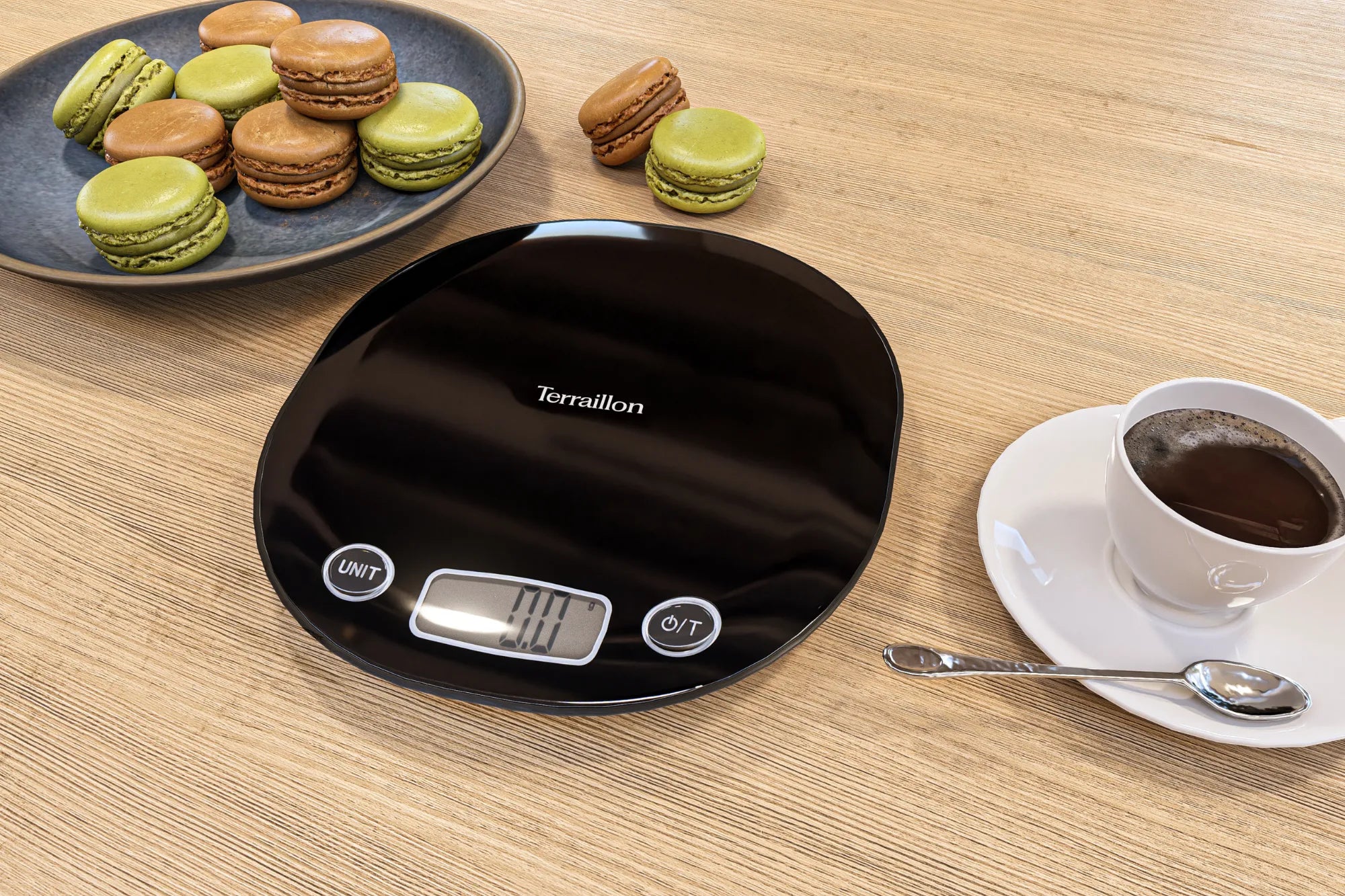 MACARON + NOIR INTENSE - Balance de cuisine électronique