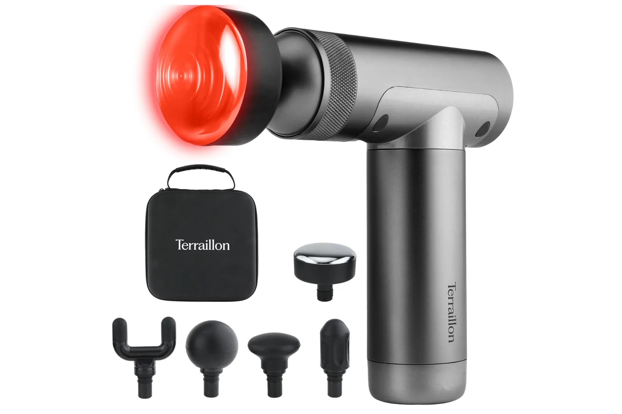 MUSCLE MASSAGER - Pistolet de massage avec embout chauffant