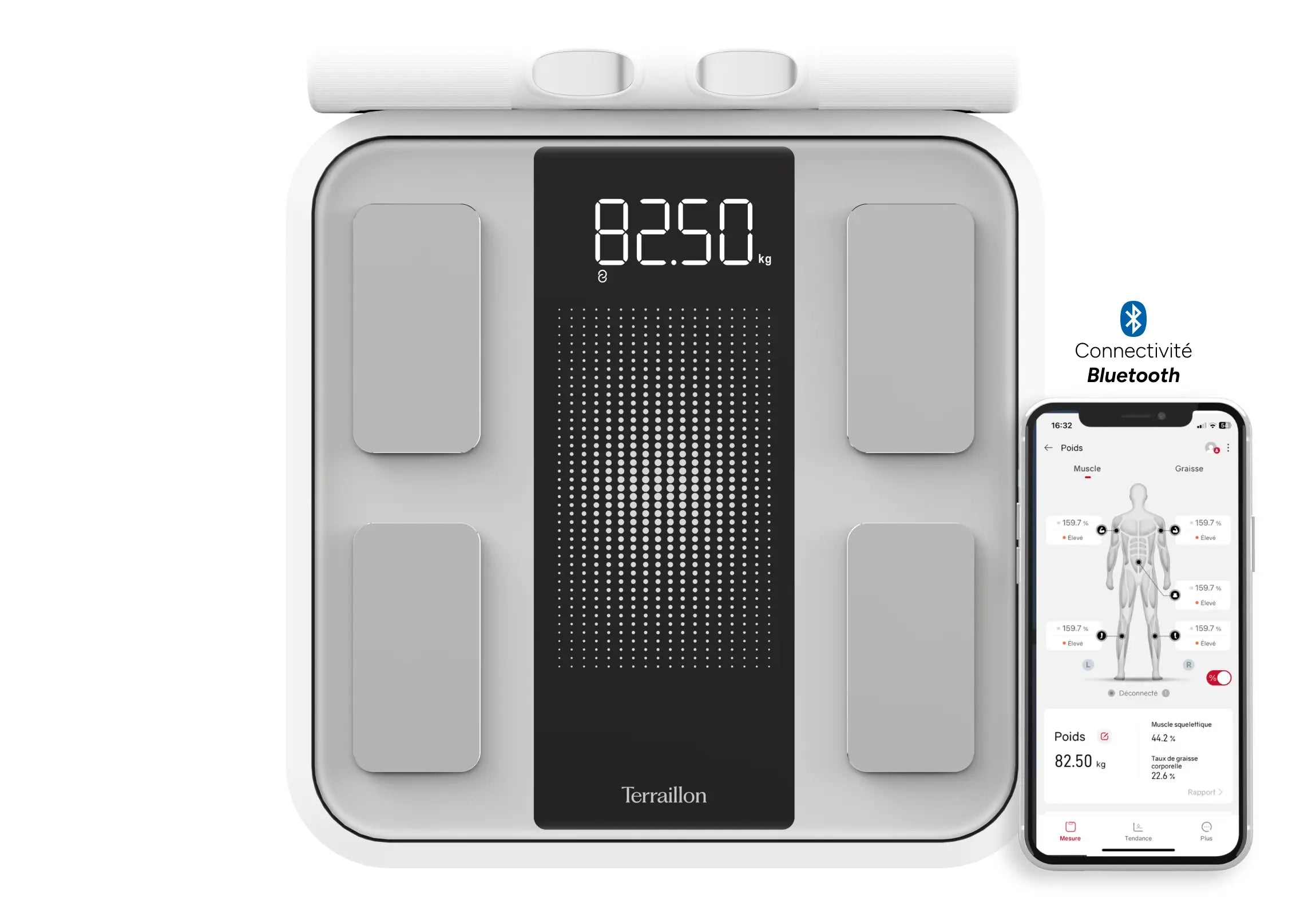 WEIGHT EXPERT - 8-Elektroden-Körperanalysewaage BLUETOOTH