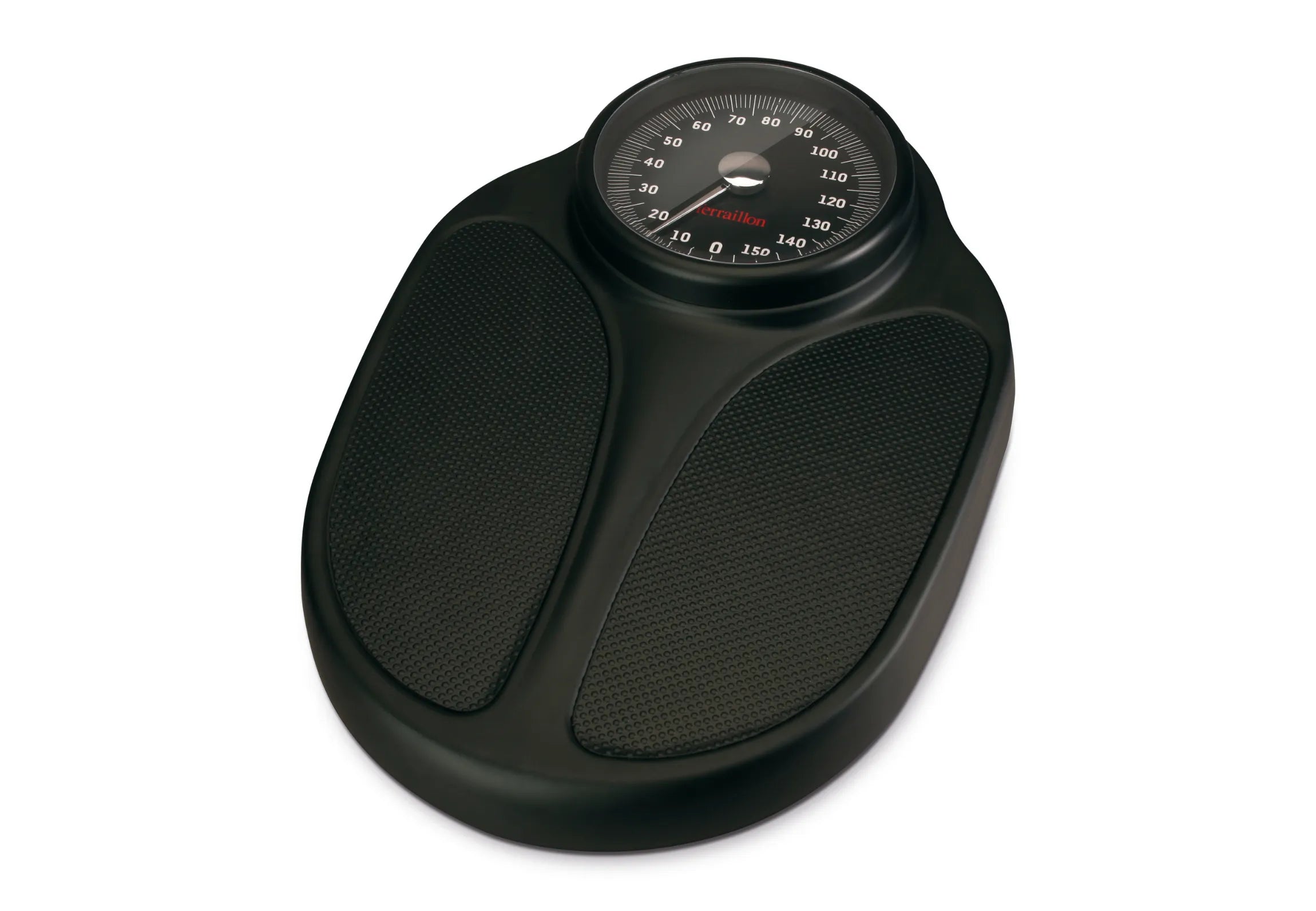 Pèse-personne mécanique T PRO PLUS avec revêtement anti-dérapant vue de haut 