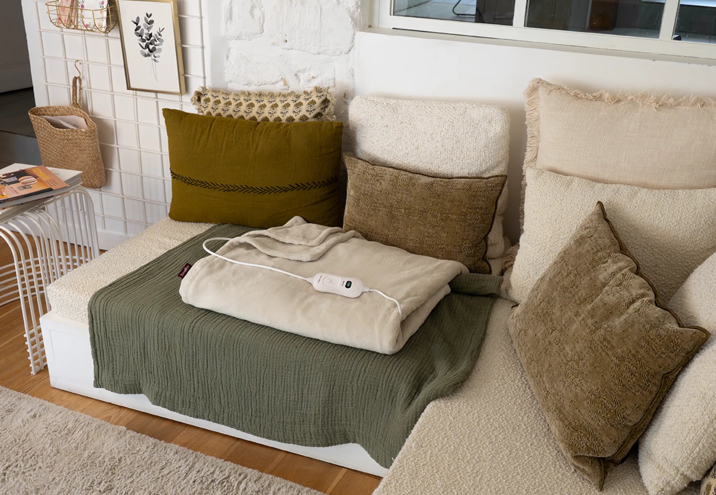 Plaid Chauffant COZY- Solution de chaleur douce