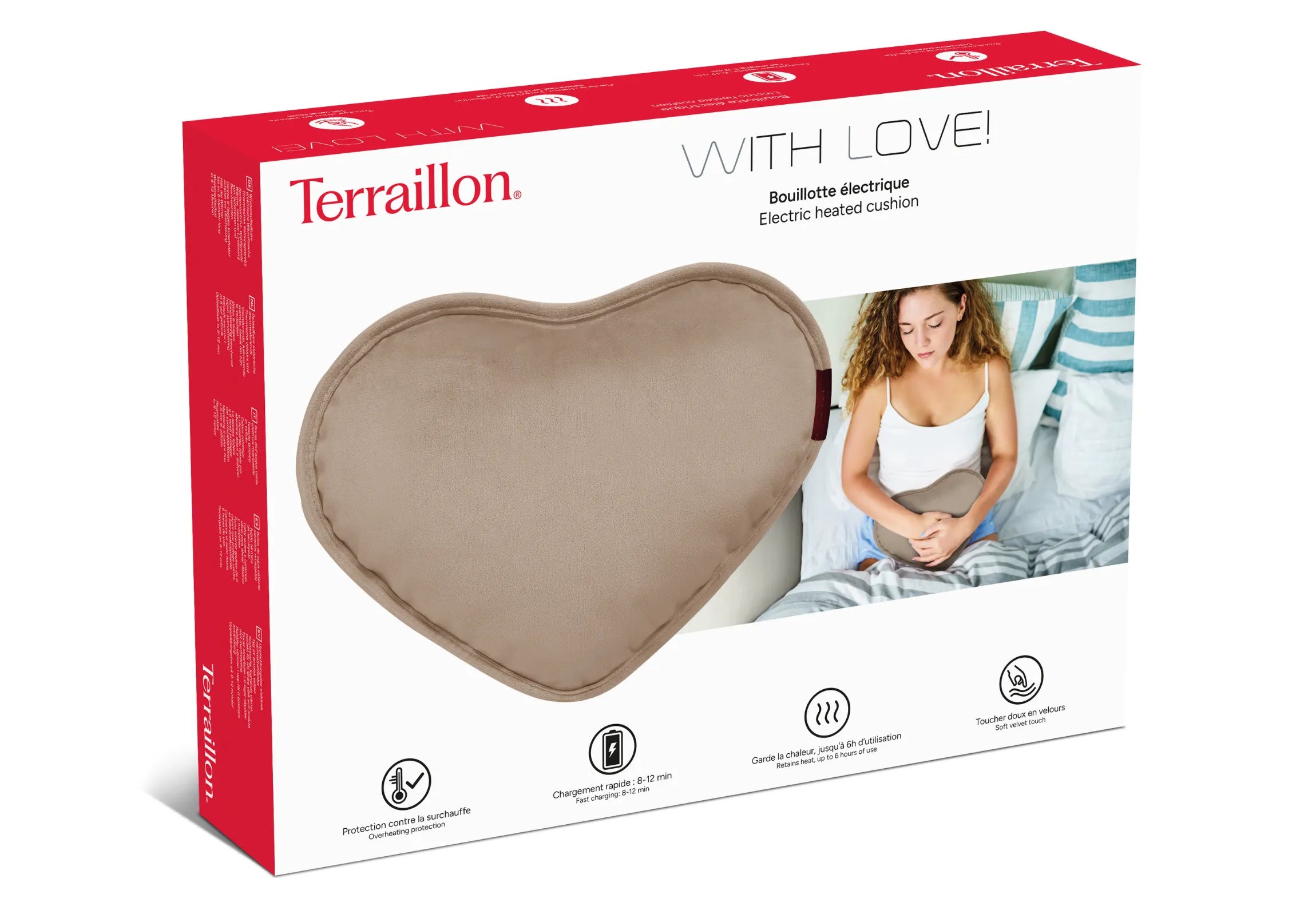 Bouillotte électrique WITH LOVE ! - Chaleur douce et design unique